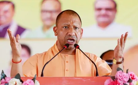 हरियाणा के चुनावी रण में उतरे CM योगी आदित्यनाथ, कांग्रेस को लिया आड़े हाथ 