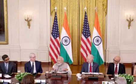 PM मोदी ने टेक कंपनियों के CEO के साथ की बैठक, बैठक के बाद गूगल के CEO सुंदर पिचाई का बयान ‘PM का भारत को ट्रांसफॉर्म करने पर ध्यान’