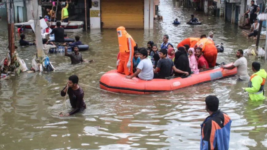 आंध्र प्रदेश और तेलंगाना में बाढ़ से बचाव के लिए NDRF की 26 टीमें तैनात