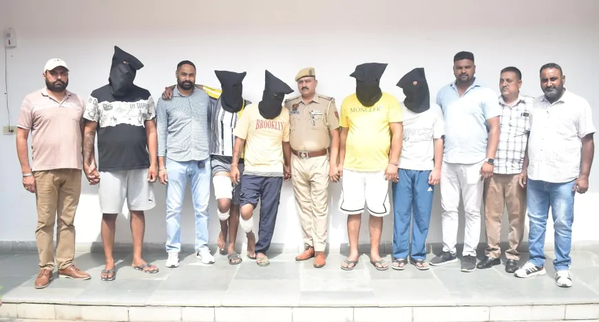 पंजाब पुलिस का बड़ा ऑपरेशन, 5 लुटेरे गिरफ्तार,  क्रॉस-फ़ायरिंग  में 2 आरोपियों को लगी गोली