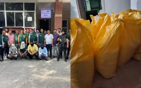 दिल्ली पुलिस की बड़ी कार्रवाई, 500KG की बड़ी खेप पकड़ी, इतने रुपए आंकी गई रकम
