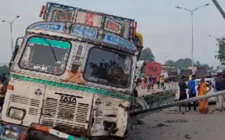 मिर्जापुर में दर्दनाक सड़क हादसा, 10 लोगों की मौके पर हुई मौत