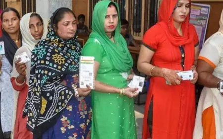 हरियाणा विधानसभा चुनाव : प्रदेश भर में सुबह 9 बजे तक 9.53 फीसदी हुआ मतदान