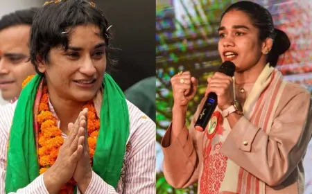 Babita Phogat ने Vinesh के कांग्रेस से चुनाव लड़ने पर खुलकर बोलीं , तीसरी बार BJP सरकार बनने का किया दावा