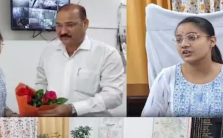 12वीं पास छात्रा बनी एक दिन की DM, हर किसी ने किया सैल्यूट