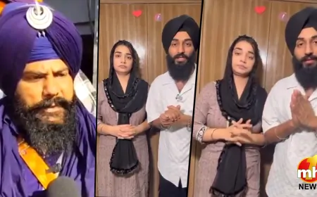 अपनी सुरक्षा को लेकर चिंतित कुल्हड़ पिज्जा कपल, श्री अकाल तख्त साहिब के जत्थेदार से मिलेगा परिवार