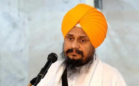 ज्ञानी हरप्रीत सिंह ने जत्थेदार पद से दिया इस्तीफा