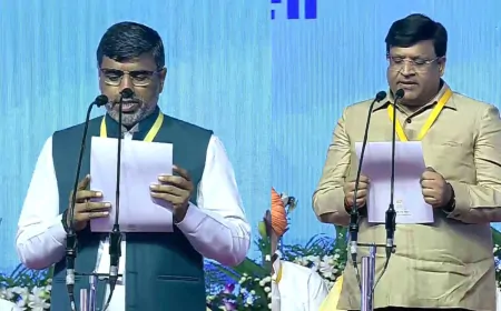 विधायक महिपाल ढांडा और विपुल गोयल हुए हरियाणा सरकार में शामिल, कैबिनेट मंत्री के रूप में ली शपथ