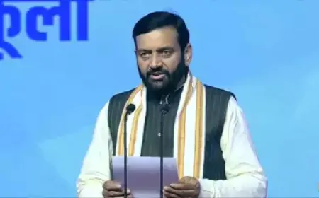 CM Nayab Singh Saini Oath: फिर हरियाणा के CM बने नायब सैनी, बीजेपी ने शपथ ग्रहण में दिखाया पावर शो