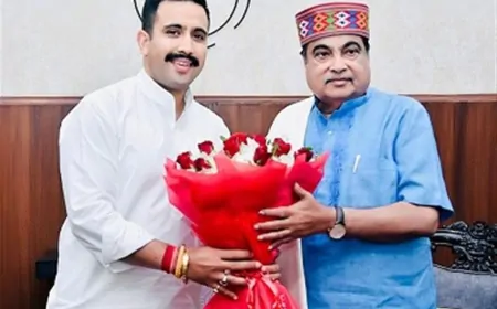 केंद्र से हिमाचल को मिले 21 करोड़, विक्रमादित्य बोले- उन्हें नितिन गडकरी ने दिया जन्मदिन का तोहफा 