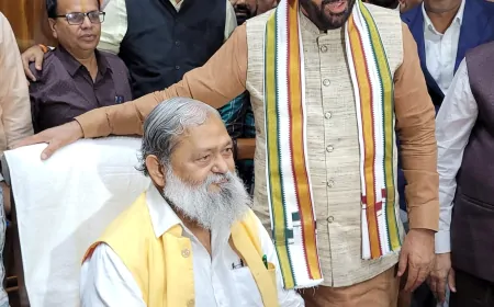 ‘‘तीसरी बार भारतीय जनता पार्टी की सरकार प्रदेश में बनी है और यह इसी आधार पर बनी है क्योंकि हम काम करने वाली संस्कृति के लोग हैं’’ अनिल विज