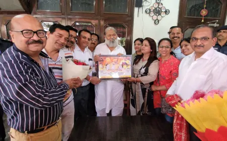 मंत्री बनने के बाद अनिल विज की अधिकारियो को चेतावनी, बोले- "यहां पर वही अधिकारी रहेगा जो काम करेगा"