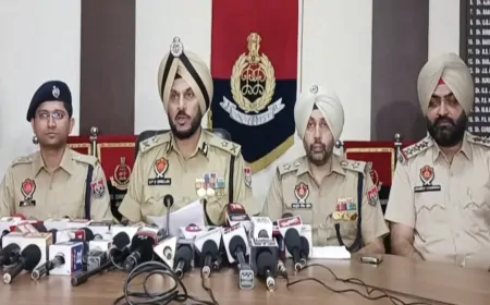 अमृतसर में पुलिस की बड़ी कार्रवाई, मुठभेड़ के बाद दो नशा तस्करों को धर दबोचा 