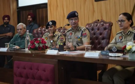 DGP गौरव यादव ने उद्योगपतियों के साथ की चर्चा,  उद्योगपतियों से उनकी शिकायतों और सुझावों का जाना
