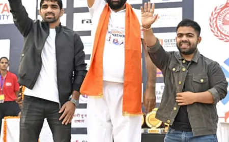 पानीपत में आयोजित मैराथन में पहुंचे CM सैनी, बोले- दौड़ेगा हरियाणा, जीतेगा हरियाणा