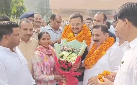 कुरुक्षेत्र में हरियाणा स्पीकर हरविंदर कल्याण का हुआ जोरदार स्वागत,  पूर्व राज्य मंत्री सुभाष सुधा भी रहे मौजूद