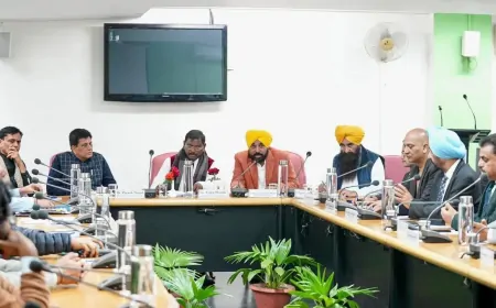 किसानों और सरकार के बीच हुई अहम बैठक, रास्ता खोलने पर बनी सहमति, मंत्री लालचंद्र कटारूचक और  गुरमीत सिंह खुड्डियां रहे मौजूद