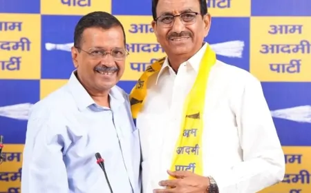 विधानसभा चुनाव से पहले दिल्ली BJP को लगा झटका, पूर्व MLA ब्रह्म सिंह तंवर ने थामा AAP का दामन 