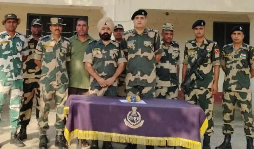 अमृतसर: BSF ने पंजाब पुलिस के साथ मिलकर 550 ग्राम हेरोइन बरामद की