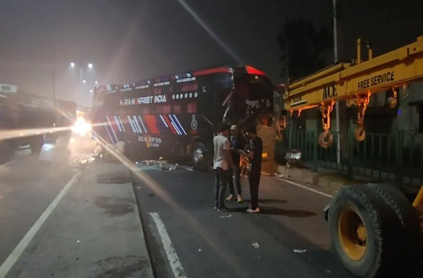 Big Accident: अंबाला चंडीगढ़ नेशनल हाइवे पर हुआ भीषण हादसा, बस के अगले हिस्से के उड़े परखच्चे