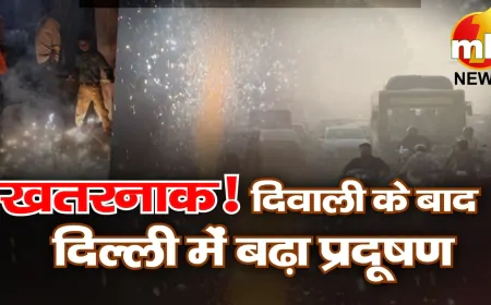 खतरनाक! दिवाली के बाद दिल्ली में बढ़ा प्रदूषण, इन इलाकों में इतना है AQI