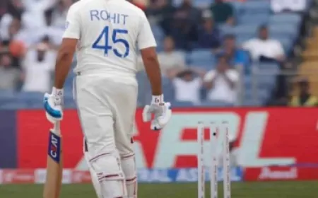 India Vs New Zealand 3rd Test : भारत की पहली पारी लड़खड़ाई, पहले दिन 4 विकेट खोकर बनाए 86 रन 