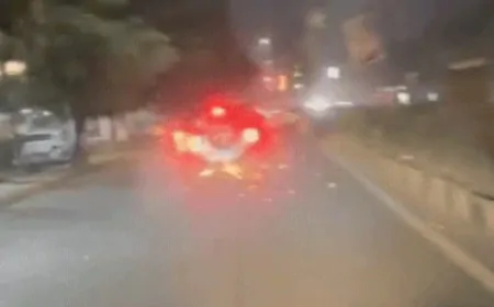 करनाल में कार चालक ने की हुड़दंगबाजी, बाइक सवार को एक किलोमीटर दूर तक घसीटता रहा चालक