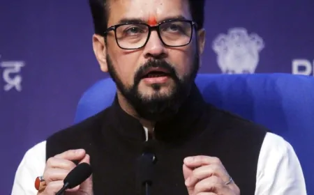 Hamirpur: हिमाचल में कांग्रेस सरकार की हालत खराब, केंद्र की योजनाओं के भरोसे प्रदेश : अनुराग