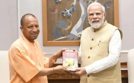 CM योगी ने की दिल्ली में PM मोदी से मुलाकात, जानें कौन से मुद्दों पर हुई बात