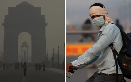 दिल्ली में प्रदूषण का कहर बरकरार, लोगों को सांस लेने में हो रही तकलीफ