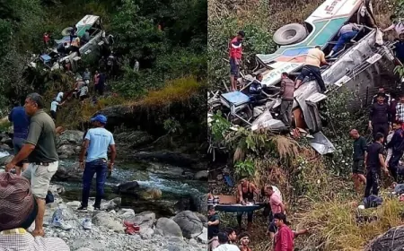 Uttarakhand bus accident: अल्मोड़ा में यात्रियों से भरी बस गहरी खाई में गिरी, अब तक इतनों की मौत