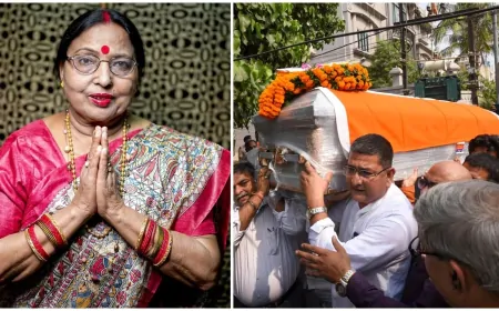 'बिहार कोकिला' शारदा सिन्हा  का आज पटना में होगा अंतिम संस्कार