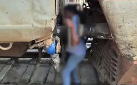 दर्दनाक हादसा, ट्रेन के पार्सल वैन और इंजन के बीच दबकर रेलवे कर्मचारी की मौत !