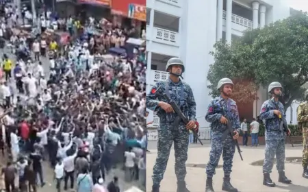 बांग्लादेश में फिर मचा बवाल, सड़कों पर उतरी सेना 