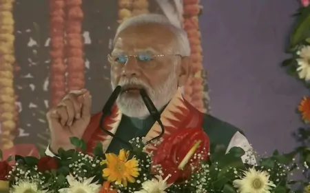 जमुई में बोले PM मोदी, 'हमें द्रौपदी मुर्मू को राष्ट्रपति बनाने का अवसर मिला'