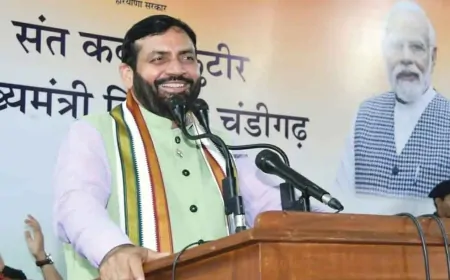 विपक्ष के बेरोजगारी वाले मुद्दे पर बरसे मुख्यमंत्री नायब सैनी, बोले-अब घर बैठे ही जरूरतमंद लोगों के बन रहे BPL कार्ड 