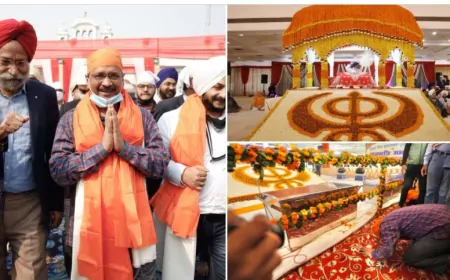 अरविंद केजरीवाल गुरुनानक जयंती पर पहुंचे रकाबगंज साहिब गुरुद्वारा, टेका माथा