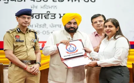CM भगवंत सिंह मान ने पंजाब पुलिस के अभ्यर्थियों को बांटे नियुक्ति पत्र