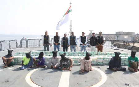 Gujarat पोरबंदर में 2,000 करोड़ की ड्रग्स जब्त, ISI कनेक्शन का खुलासा