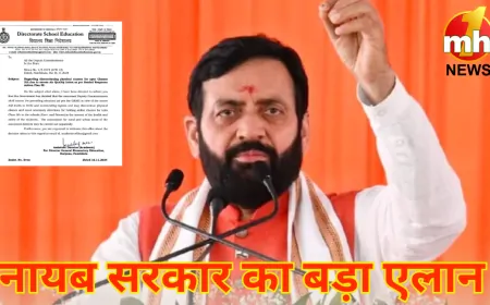 हरियाणा के प्राइमरी स्कूलों में छुट्टियां घोषित, बच्चों के स्वास्थ्य को लेकर नायब सरकार का बड़ा फैसला