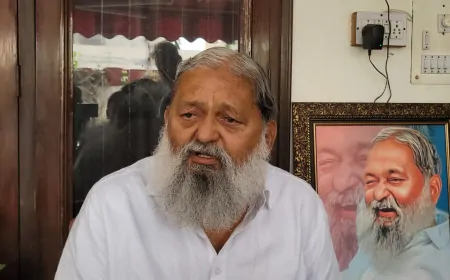 अनिल विज की हत्या की साजिश के मामले में राष्ट्रपति कार्यालय का बड़ा एक्शन, चुनाव आयोग को दिया कार्रवाई का आदेश