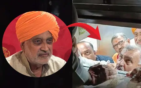 हरियाणा के कृषि मंत्री श्याम सिंह राणा लिफ्ट में फंसे, विधायक दल की बैठक के लिए पहुचे थे