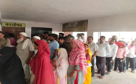 उत्तर प्रदेश की नौ विधानसभा सीटों पर उपचुनाव के लिए मतदान जारी, दोपहर 1 बजे तक हुई 31.21 प्रतिशत वोटिंग