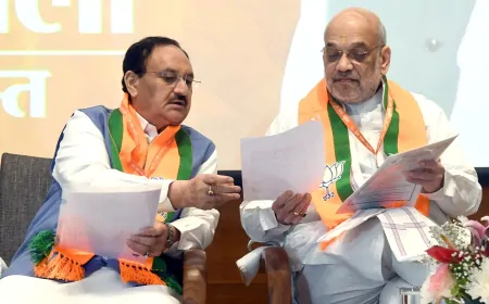 BJP ने बुलाई राष्ट्रीय पदाधिकारियों की बैठक, पार्टी को जल्द मिल सकता है राष्ट्रीय अध्यक्ष 