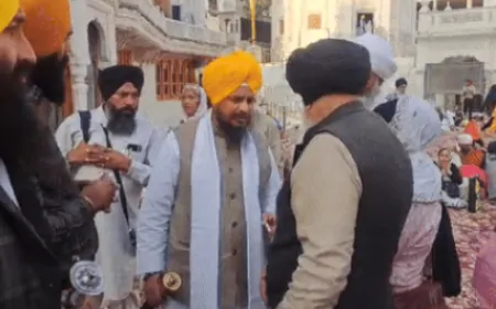 अमृतसर में दो तख्तों के जत्थेदारों हुई बैठक, SGPC अध्यक्ष  हरजिंदर सिंह धामी भी हुए शामिल 