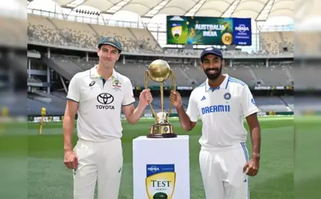 India vs Australia, Border-Gavaskar Trophy: पर्थ टेस्ट के पहले दिन गिरा विकेटों का अंबार, कुल 17  गिरे विकेट