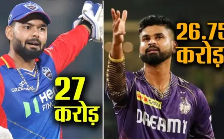 IPL में ऋषभ पंत बने सबसे महंगे खिलाड़ी रच दिया इतिहास, लखनऊ सुपर जायंट्स ने 27 करोड़ में खरीदा