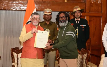 Jharkhand News: राज्यपाल से मिले हेमंत सोरेन, 28 नवंबर को लेंगे CM पद की शपथ