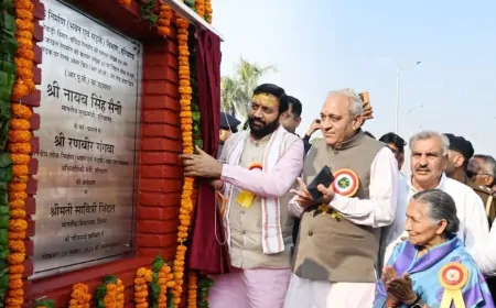 CM सैनी ने R.U.B और R.O.B का किया उद्घाटन, हिसार शहर की कनेक्टिविटी में होगा और सुधार