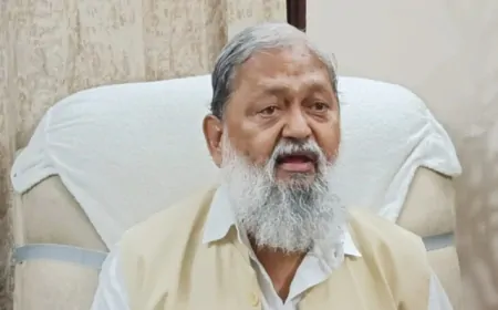 कांग्रेस के राष्ट्रीय अध्यक्ष को लेकर अनिल विज का बड़ा बयान, बोले-देश को पाषाण युग में ले जाना चाहते हैं खड़गे